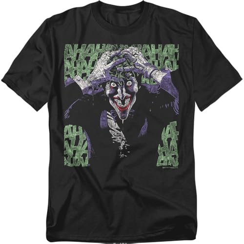 Amazon.com: Popfunk The Joker Laughing T-Shirt (Small) Black